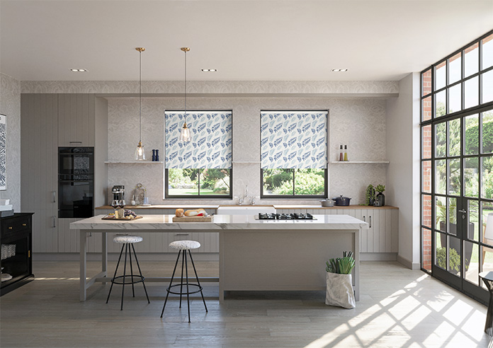 Canopy, Mid Blue - Roller Blind - Image 8